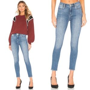 Frame Le high skinny crop  jeans size 28